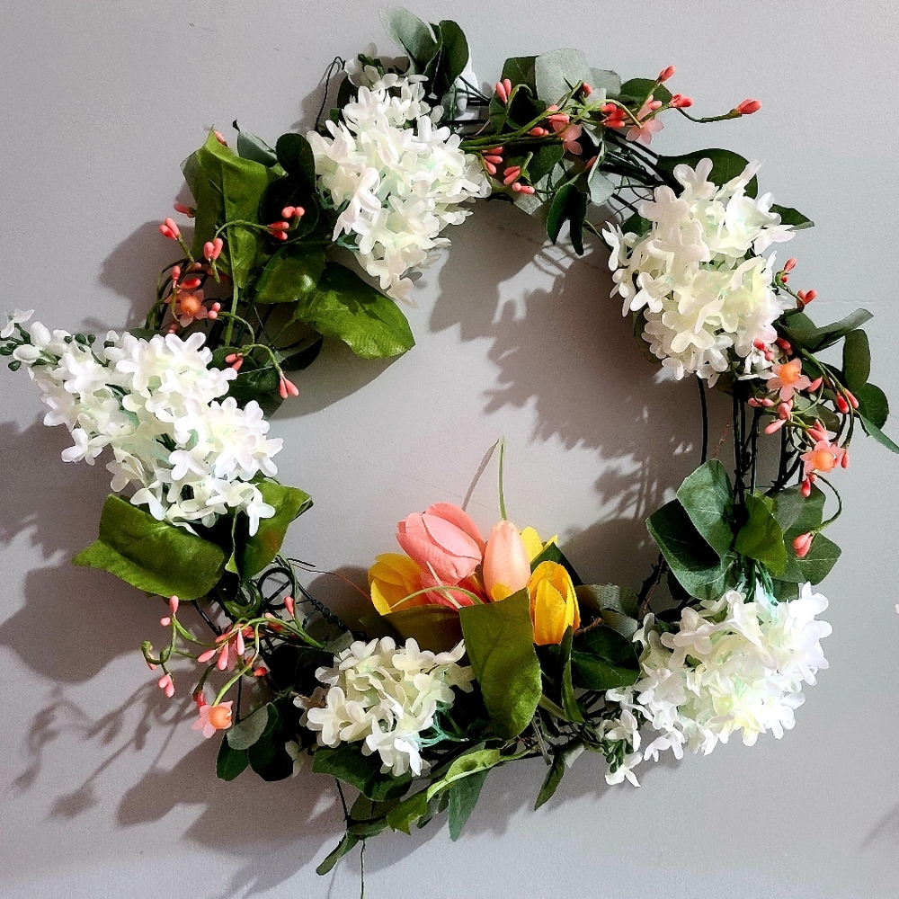 Spring Floral Wreath